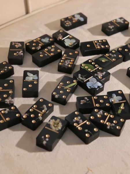 Bộ cờ Domino hoa cưới (1)