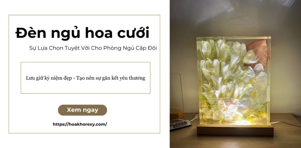 Đèn Ngủ Hoa Cưới Sự Lựa Chọn Tuyệt Vời Cho Phòng Ngủ Cặp Đôi