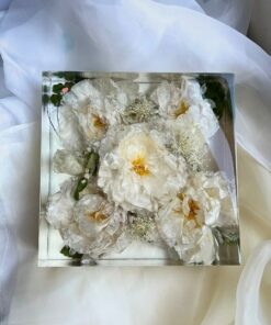 khối hoa cưới hình vuông