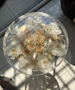 bàn hoa cưới tròn