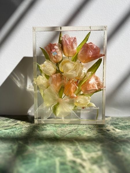 Khối hoa cưới hình vòm