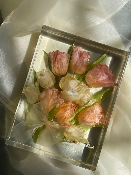 Khối hoa cưới hình vòm