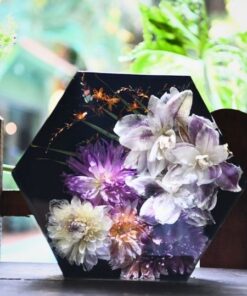 Khối hoa cưới hình lục giác