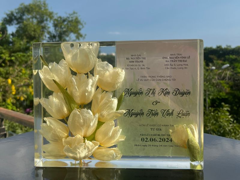 khối hoa chữ nhật