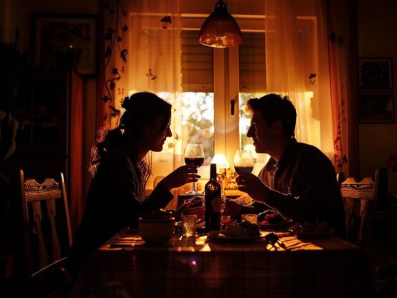 Bữa tối lãng mạn tại nhà