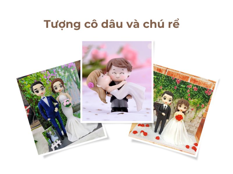 Tượng của cô dâu, chú rể