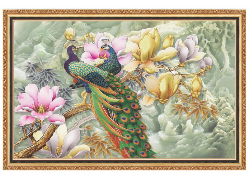 Tranh đôi vẽ cặp uyên ương