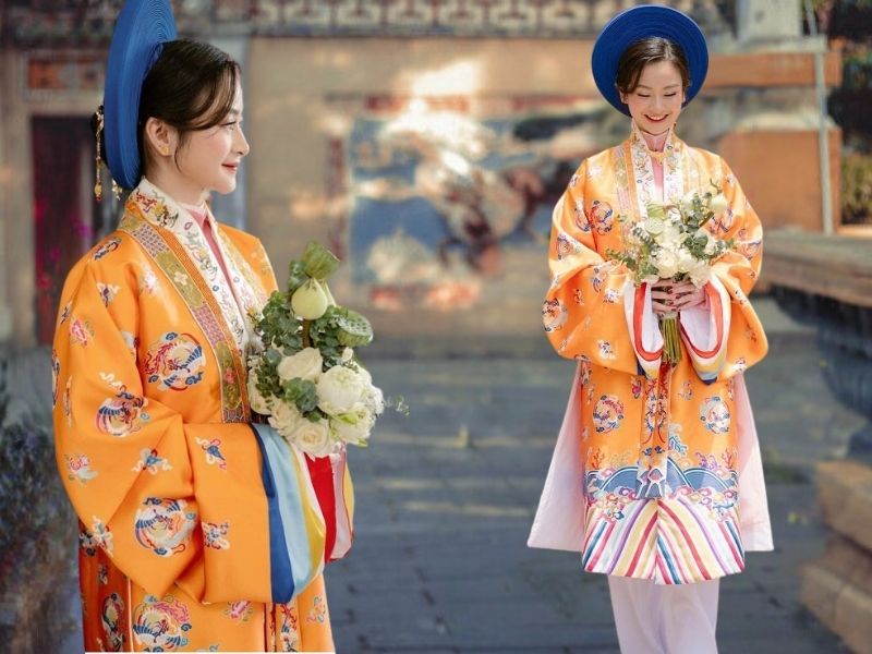Trang phục cưới hoàng hậu