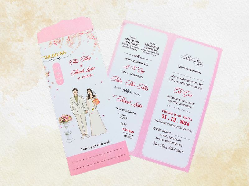 Chọn bút viết thiệp cưới phù hợp và đẹp