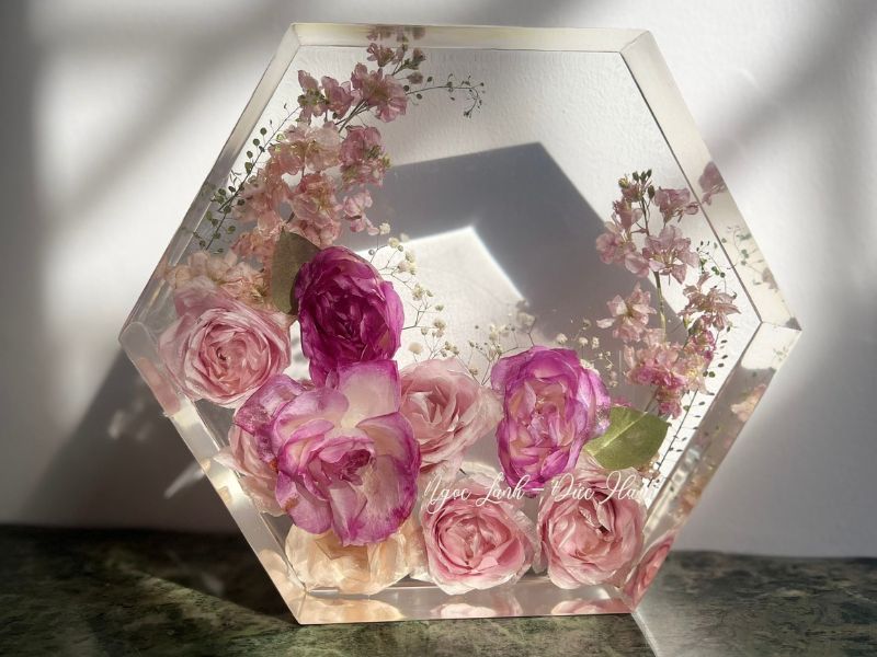 khóa học tranh hoa khối 3D Resin