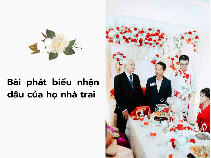 Bài phát biểu nhận dâu của họ nhà trai: Gắn kết tình thân, gửi trao yêu thương