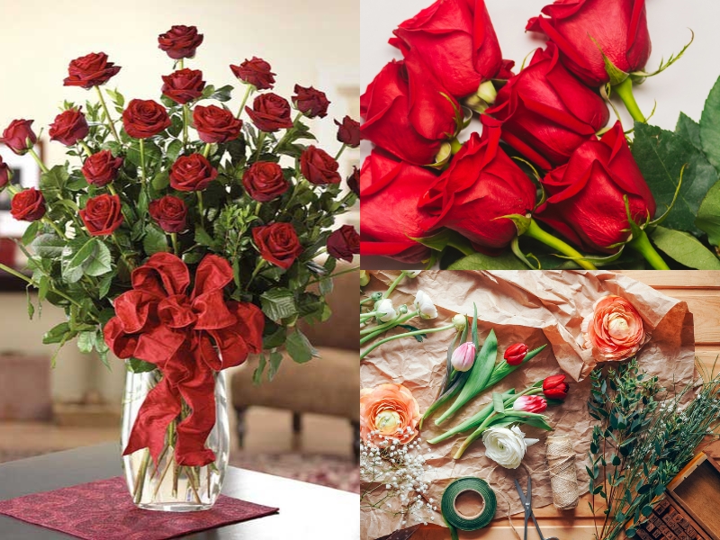 Lựa Chọn Hoa Hồng Và Dụng Cụ Để Cắm Hoa Hồng Đẹp Để Bàn