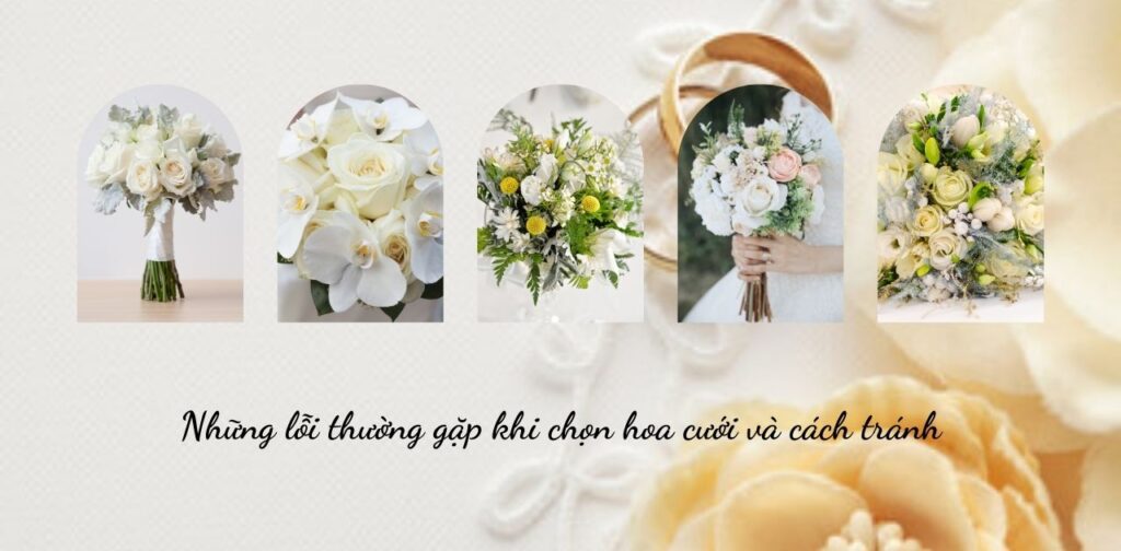 Những lỗi thường gặp khi chọn hoa cưới và cách tránh (