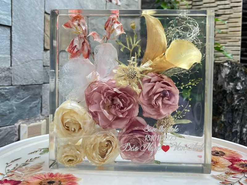 Lưu giữ hoa cưới: tạo kỷ niệm từ những bông hoa