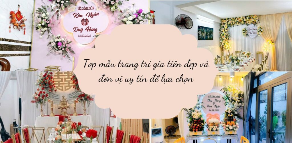 Top mẫu trang trí gia tiên đẹp và đơn vị uy tín để lựa chọn
