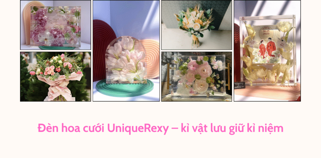 Đèn hoa cưới UniqueRexy – kỉ vật lưu giữ kỉ niệm