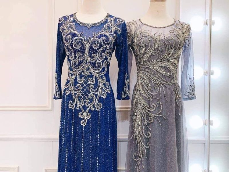 Trang phục cho mẹ sui vẻ đẹp thanh lịch và trang trọng cho ngày cưới