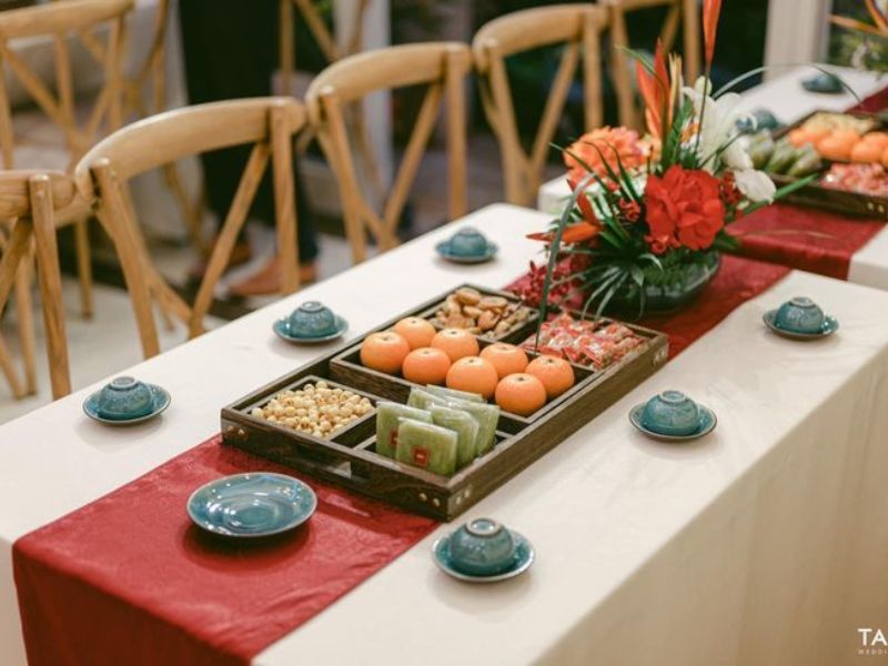Thực đơn đám cưới cho người ăn chay và thuần chay